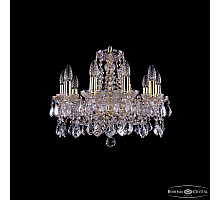 Подвесная люстра Bohemia Ivele Crystal 1413/10/165 G Leafs