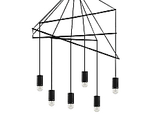 Подвесная люстра Ideal Lux Pop SP6 Nero 158815