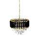 Подвесная люстра Lumina Deco Funneli LDP 6003-400 BK+F.GD