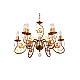 Подвесная люстра Abrasax 520L6+3GD