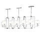 Подвесная люстра Crystal Lux Nicolas SP12 L1600 Nickel/White