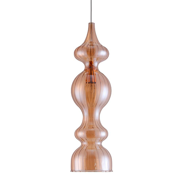 Подвесной светильник Crystal Lux Iris SP1 A Amber