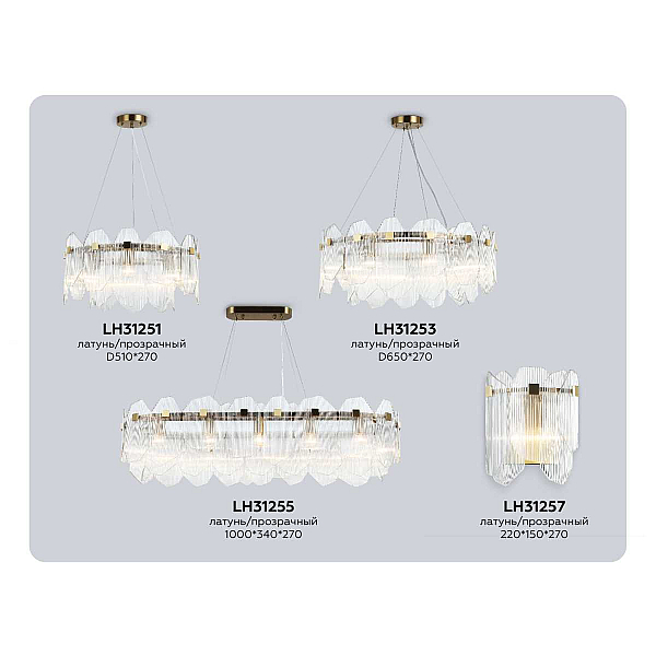 Подвесной светильник Ambrella light High light LH31255
