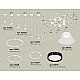 Комплект подвесного светильника Ambrella Light Techno Ring XR92212010 (A9221, A9226, C9241, C9232, C9236, C9231, N8140, N8113)