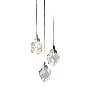 Подвесной светильник Delight Collection Crystal rock OM820083-3C (MD-020B-3 chrome)
