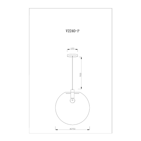 Светильник подвесной Moderli Aurora V11542-1P