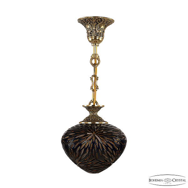 Подвесной светильник Bohemia Ivele Crystal 7003P/18 GB Amber-Blue/H-1A