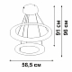 Люстра Vitaluce V2695-1/2S