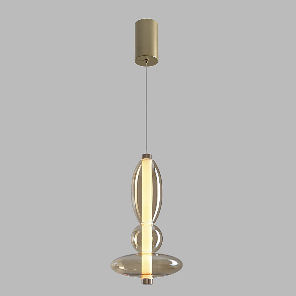Подвесной светодиодный светильник Crystal Lux Quasar SP10W Led Amber