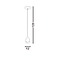 Подвесной светильник DeLight Collection Terrene MD13003023-1A chrome