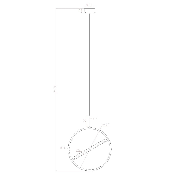 Подвесной светодиодный светильник Arte Lamp Dolores A2565SP-1PB