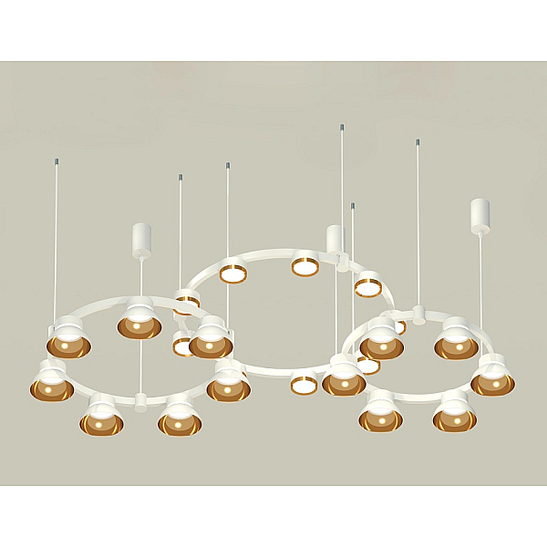 Комплект подвесного светильника Ambrella Light Techno Ring XR92082000 (A9208x3, C9241, C9236, C9236, N8144, N8124)