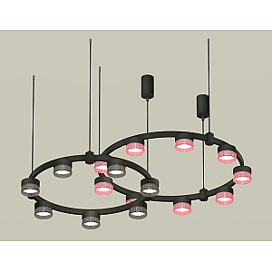 Комплект подвесного светильника Ambrella Light Techno Ring XR92091310 (A9209x2, C9242, C9238, N8486, N8484)