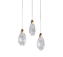 Подвесной светильник Delight Collection OD2439-3 gold/clear