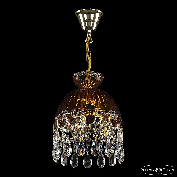 Подвесной светильник Bohemia Ivele Crystal 5478/22 G Amber/M-1G