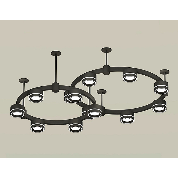 Комплект подвесного светильника Ambrella Light Techno Ring XR92221004 (A9222, A9227, C9238, C9232, N8434)