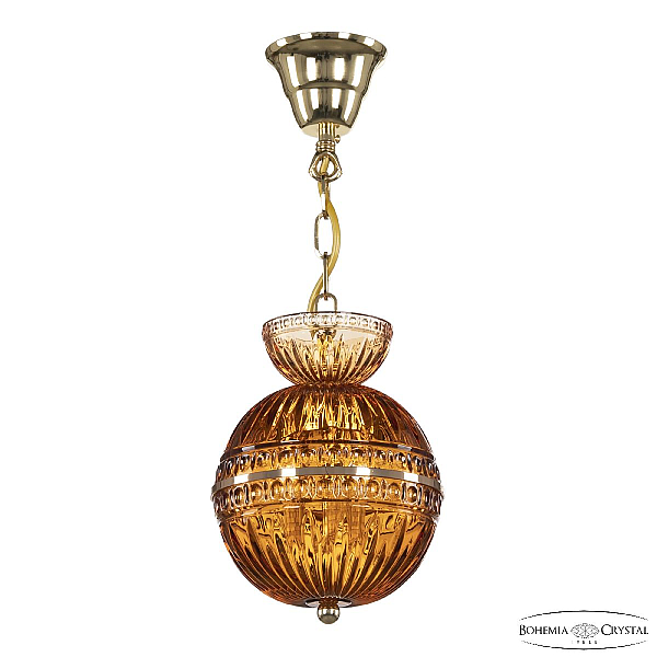 Подвесной светильник Bohemia Ivele Crystal 5480/17 G Amber/M-1G