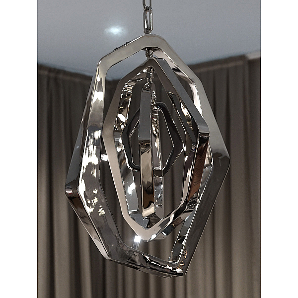 Подвесной светильник DeLight Collection Hardy P68020M-7 nickel