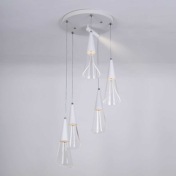 Подвесной светильник LED4U L7106-6 WТ