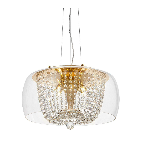 Подвесной светильник Lumina Deco Disposa LDP 7018-500 PR+F.GD