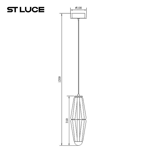 Подвесной светильник ST Luce Ciara SL1242.123.01