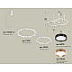 Комплект подвесного светильника Ambrella Light Techno Ring XR92081210 (A9208x2, C9241,C9236,N8113,N8126)