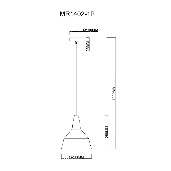 Подвесной светильник MyFar Brigitte MR1402-1P