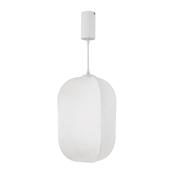 Подвесной светильник Arlight SP-SETA-HANG-L410х300-7W Warm2700 (WH, 320 deg, 230V) (IP20, Натуральный шелк) 056883