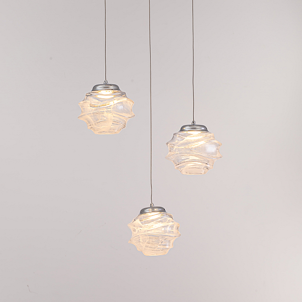 Подвесной светильник Delight Collection MD25030003-3A chrome/clear
