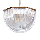 Подвесной светильник Delight Collection Murano Glass A001-800 L12 brass/clear