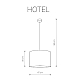 Подвесной светильник Nowodvorski Hotel 9298