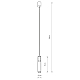 Подвесной светильник Nowodvorski Cylinder L Transparent/Black 7864