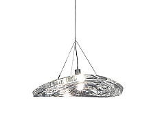Подвесной светильник DeLight Collection Manta 2049P/D300 silver/clear