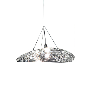 Подвесной светильник DeLight Collection Manta 2049P/D300 silver/clear