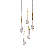 Подвесной светильник Delight Collection Pour MD2060-5A br.brass