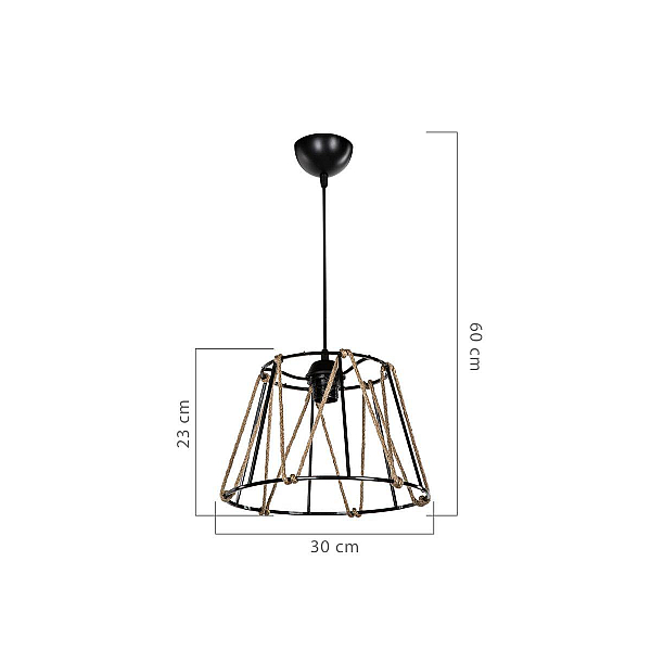 Подвесной светильник Toplight Georgiana TL1607H-01BK