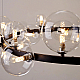 Подвесной светильник Delight Collection Art Deco Bubble 8828P/L black/clear