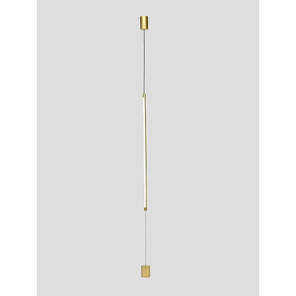 Подвесной светодиодный светильник Indigo Linea 14024/A/1P Brass V000122L