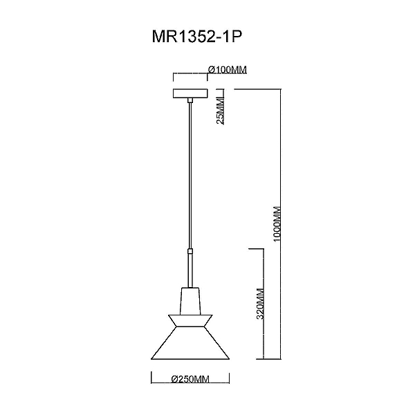 Подвесной светильник MyFar Kristina MR1352-1P