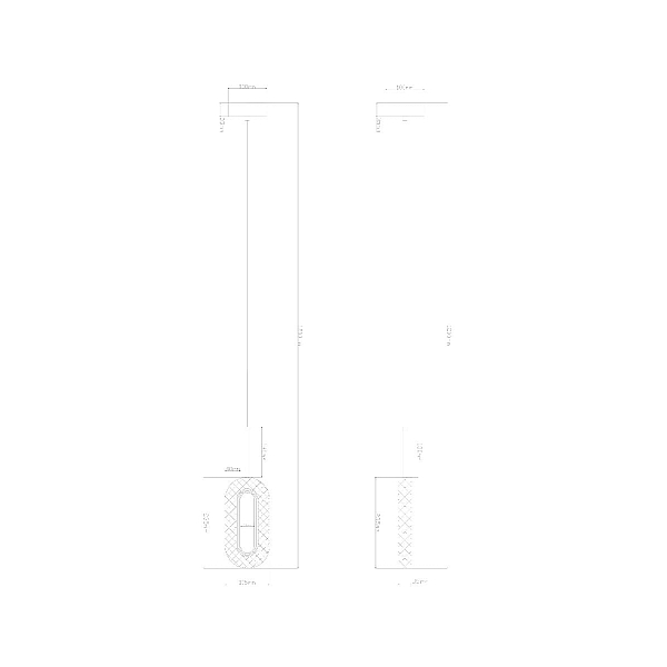 Подвесной светодиодный светильник Arte Lamp OVALE A2489SP-1GO
