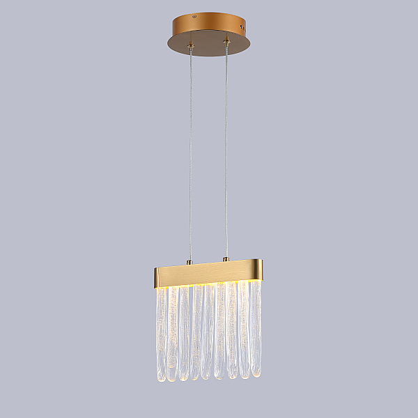 Подвесной светильник Delight Collection P98057-1 antique brass