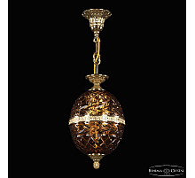 Подвесной светильник Bohemia Ivele Crystal 5680/18 G Amber/M-1F