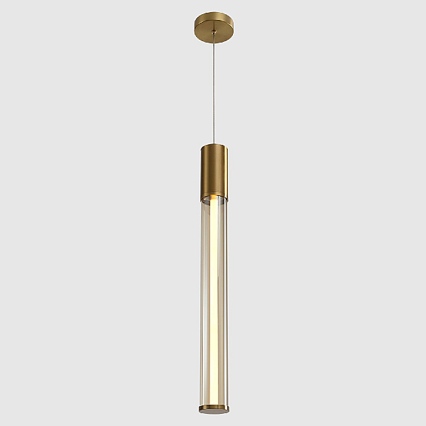 Подвесной светодиодный светильник Crystal Lux Lineup SP11W Led Brass