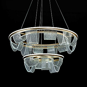 Подвесная люстра LED4U L7706-800-460 GD