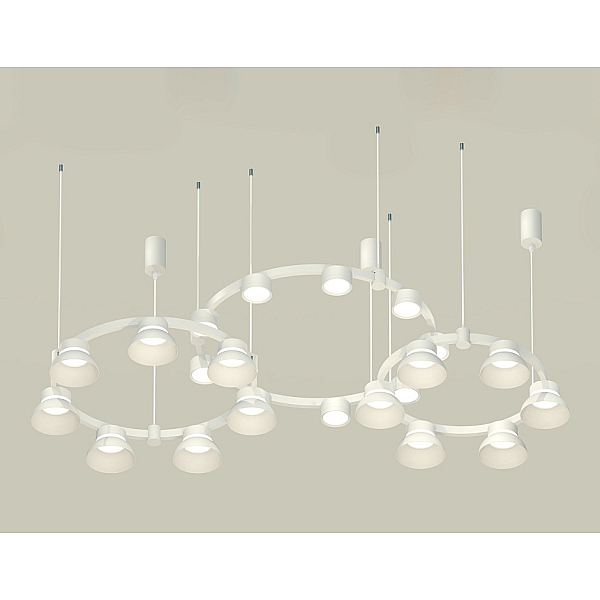 Комплект подвесного светильника Ambrella Light Techno Ring XR92082010 (A9208x3, C9241, C9236, C9231, N8112, N8140)