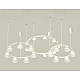 Комплект подвесного светильника Ambrella Light Techno Ring XR92082010 (A9208x3, C9241, C9236, C9231, N8112, N8140)