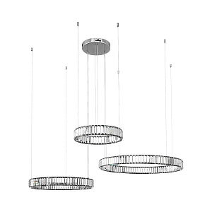 Подвесная люстра Loft IT Crystal ring 10135/3 Chrome