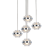 Подвесной светильник Delight Collection MD22030002 MD22030002-5A chrome/clear