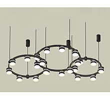 Комплект подвесного светильника Ambrella Light Techno Ring XR92092220 (A9209x3, C9242, C9238, C9232, N8445)
