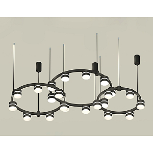 Комплект подвесного светильника Ambrella Light Techno Ring XR92092220 (A9209x3, C9242, C9238, C9232, N8445)